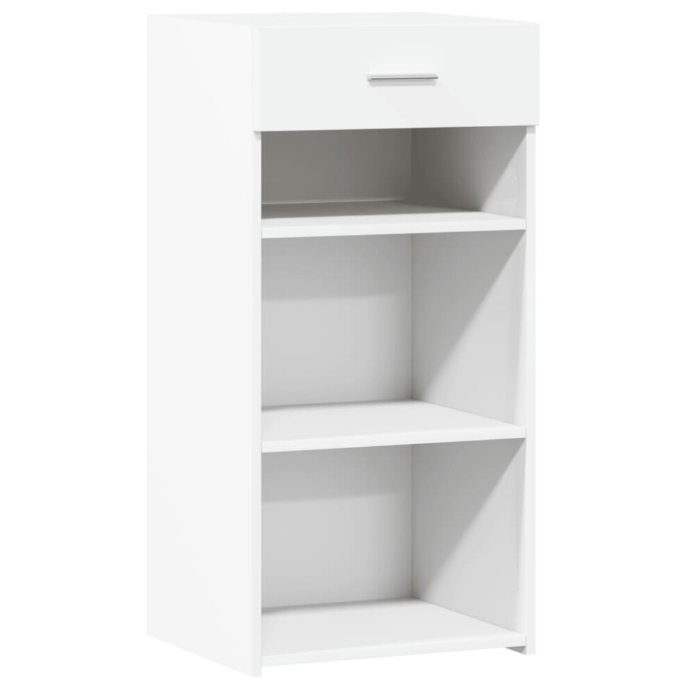 Vidaxl (White) Sideboard Cupboard Side Cabinet Highboard Grey Sonoma Engineered Wood
