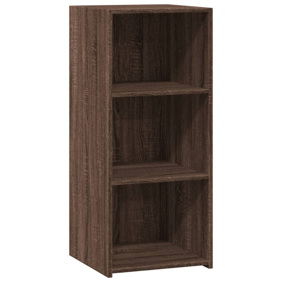 (brown oak) vidaXL Sideboard Storage Cupboard Cabinet Highboard Smoked Oak Engineered Wood