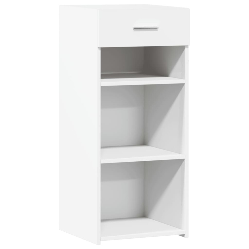 Vidaxl (White) Sideboard Storage Cupboard Cabinet Highboard Brown Oak Engineered Wood