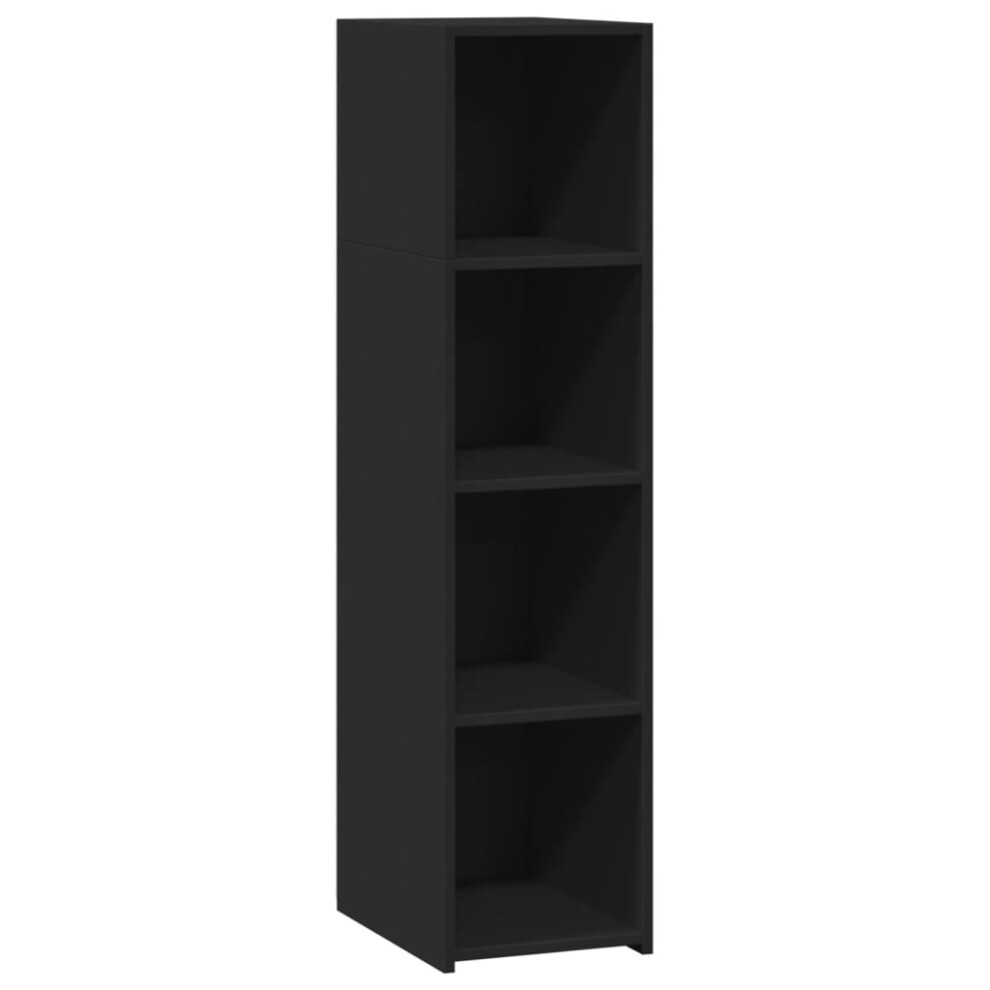 Vidaxl (Black) Highboard Sideboard Cabinet Storage Cupboard Sonoma Oak Engineered Wood