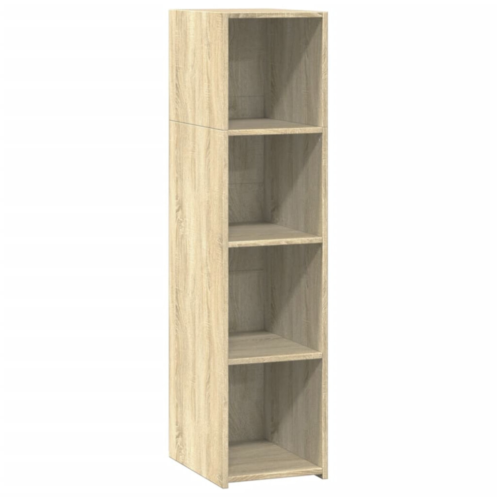 Vidaxl (Sonoma Oak) Highboard Sideboard Cabinet Storage Cupboard Sonoma Oak Engineered Wood