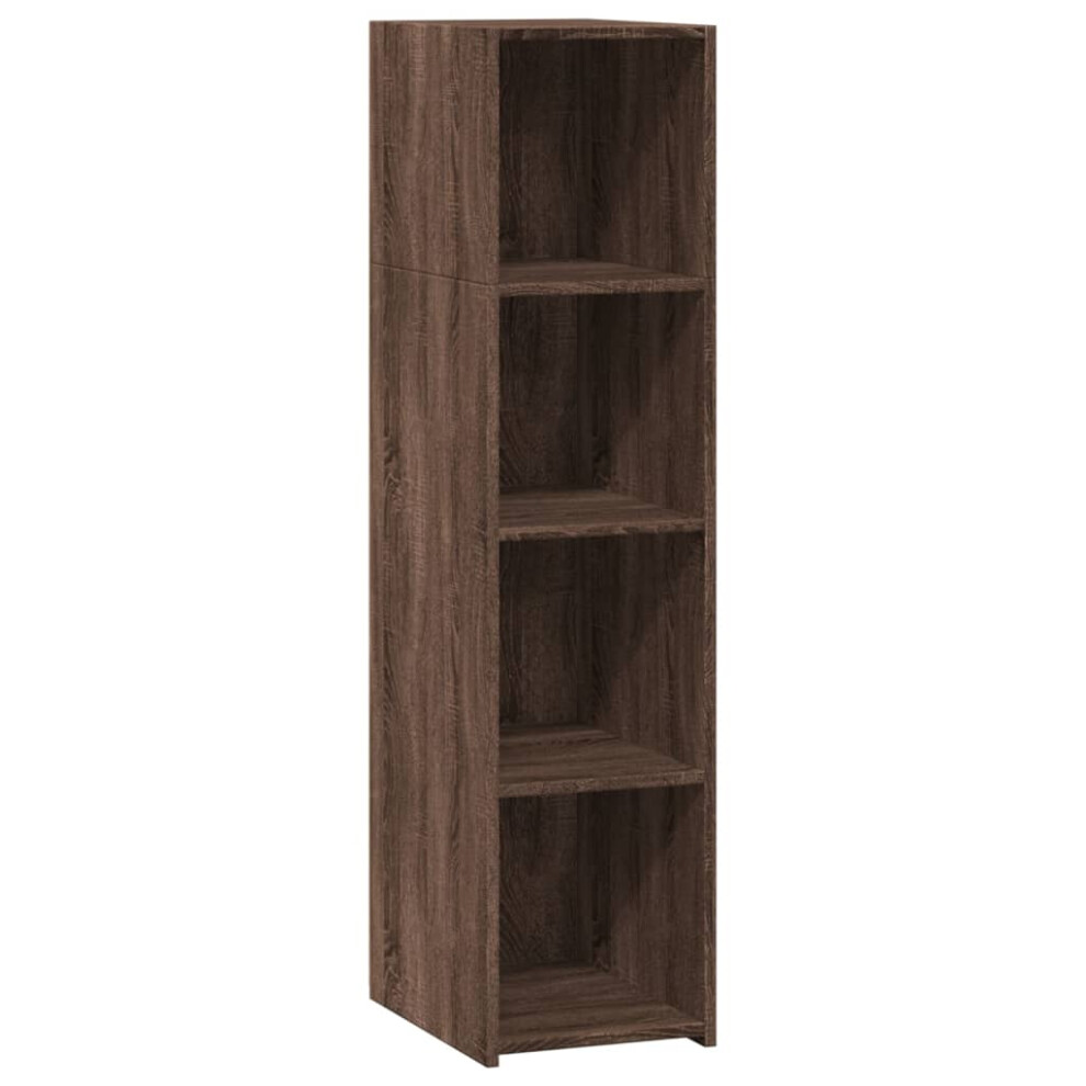 (brown oak) vidaXL Highboard Sideboard Cabinet Storage Cupboard Sonoma Oak Engineered Wood