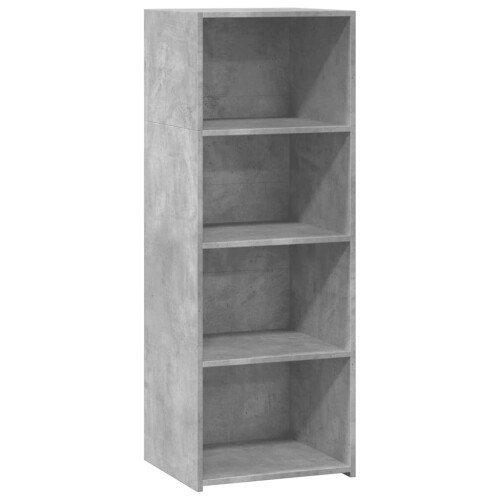 VidaXL (concrete grey) vidaXL Highboard Sideboard Cabinet Storage Cupboard White Engineered Wood