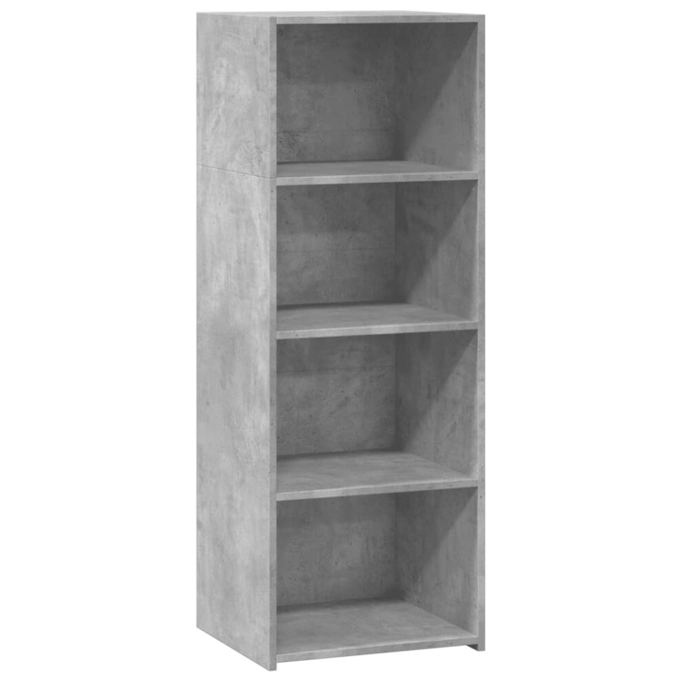 (concrete grey) vidaXL Highboard Sideboard Cabinet Storage Cupboard White Engineered Wood