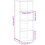 VidaXL (concrete grey) vidaXL Highboard Sideboard Cabinet Storage Cupboard White Engineered Wood 9