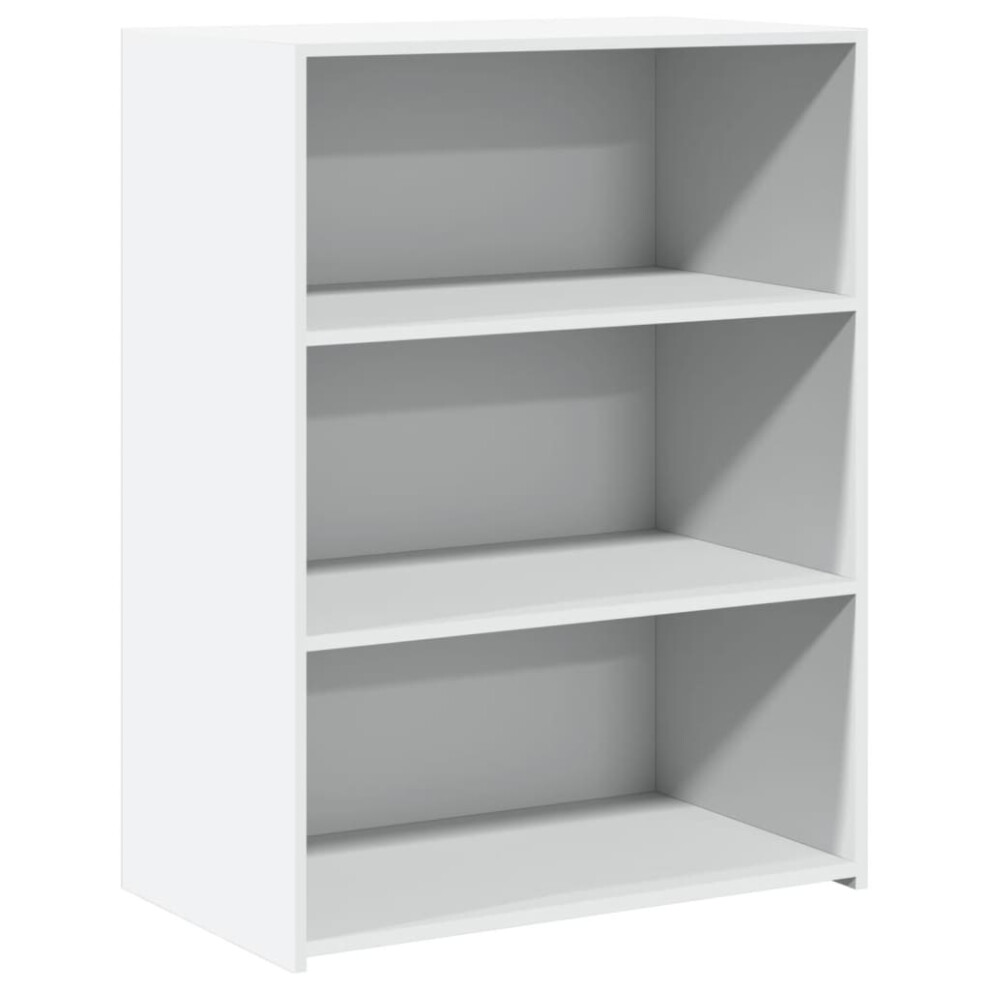 Vidaxl (White) Sideboard Storage Cupboard Cabinet Highboard Sonoma Oak Engineered Wood