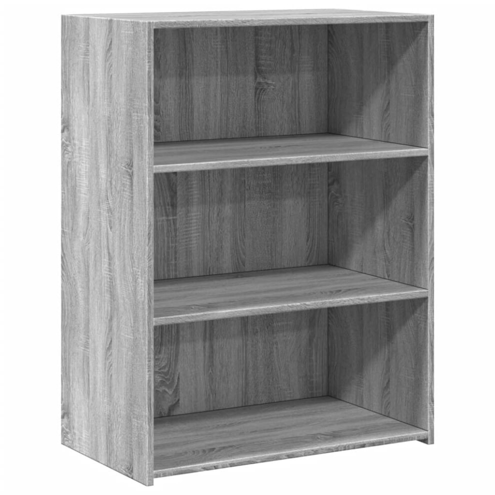 (grey sonoma) vidaXL Sideboard Storage Cupboard Cabinet Highboard Sonoma Oak Engineered Wood