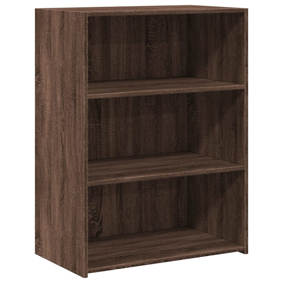 (brown oak) vidaXL Sideboard Storage Cupboard Cabinet Highboard Sonoma Oak Engineered Wood