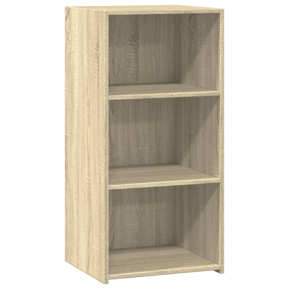 (sonoma oak) vidaXL Sideboard Storage Cupboard Cabinet Highboard Smoked Oak Engineered Wood