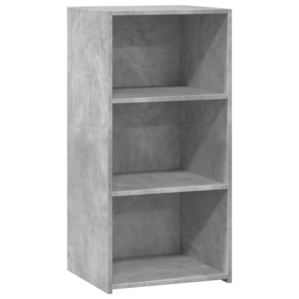 Vidaxl (Concrete Grey) Sideboard Storage Cupboard Cabinet Highboard Smoked Oak Engineered Wood