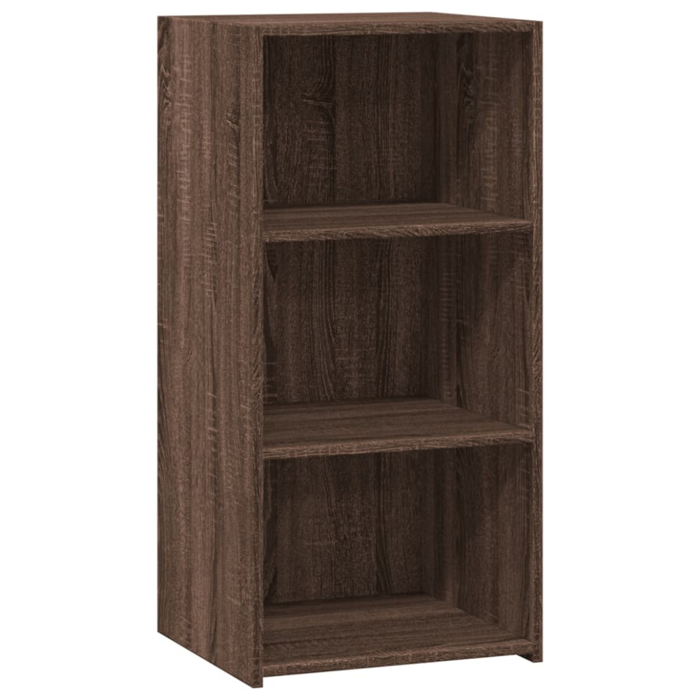 (brown oak) vidaXL Sideboard Storage Cupboard Cabinet Highboard Smoked Oak Engineered Wood