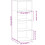 VidaXL (white) vidaXL Highboard Sideboard Side Cabinet Cupboard Grey Sonoma Engineered Wood 4