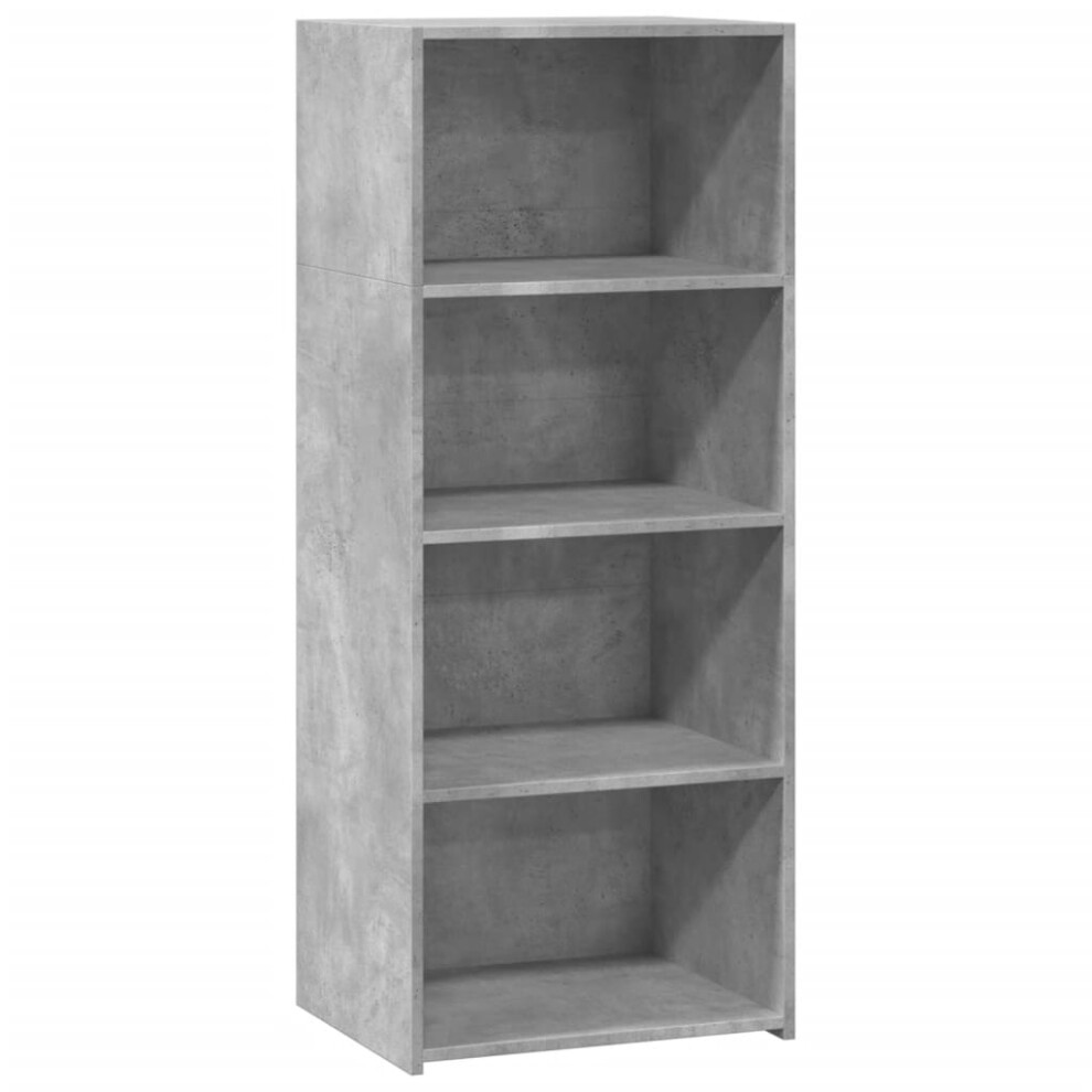 Vidaxl (Concrete Grey) Highboard Sideboard Side Cabinet Cupboard Grey Sonoma Engineered Wood