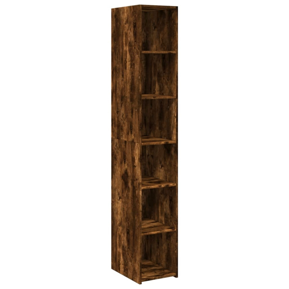 (smoked oak) vidaXL Highboard Sideboard Side Cabinet Cupboard Grey Sonoma Engineered Wood