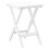 VidaXL (white) vidaXL Side Table Foldable Tea End Table Hall Sofa Table Solid Wood Poplar 6