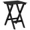 VidaXL (black) vidaXL Side Table Foldable Tea End Table Hall Sofa Table Solid Wood Poplar 2