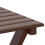 VidaXL (brown) vidaXL Side Table Foldable Tea End Table Hall Sofa Table Solid Wood Poplar 7