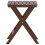 VidaXL (brown) vidaXL Side Table Foldable Tea End Table Hall Sofa Table Solid Wood Poplar 5