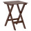 VidaXL (brown) vidaXL Side Table Foldable Tea End Table Hall Sofa Table Solid Wood Poplar 2