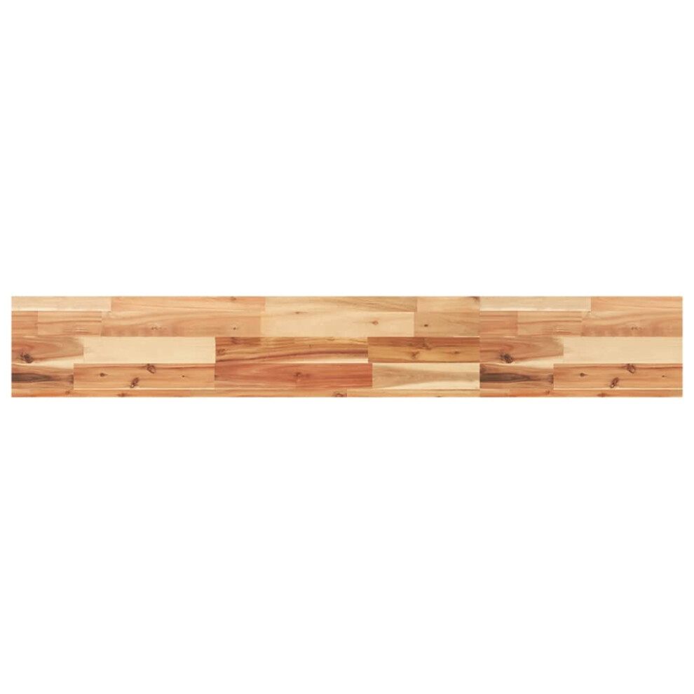 Vidaxl (Dark Brown, 160 X 20 X 4 Cm/ 1 Pcs) Floating Shelves Wall Storage Shelf 4Pcs Untreated Solid Wood Acacia