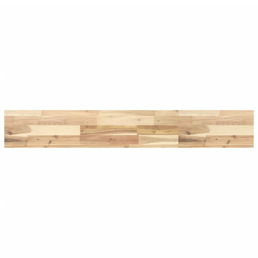 (Natural, 140 X 20 X 4 Cm/ 1 Pcs) Vidaxl Floating Shelves Wall Storage Shelf 4Pcs Untreated Solid Wood Acacia 8721102626517