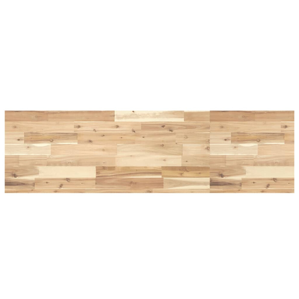 Vidaxl (Natural, 140 X 40 X 4 Cm/ 1 Pcs) Floating Shelves Wall Storage Shelf 4Pcs Untreated Solid Wood Acacia