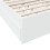 VidaXL vidaXL Bed Frame with Drawers Home Bed Base White 90x200 cm Engineered Wood 8
