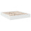 VidaXL vidaXL Bed Frame with Drawers Home Bed Base White 200x200 cm Engineered Wood 6