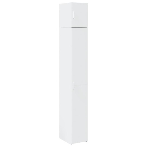 VidaXL (white) vidaXL Slim Storage Cabinet Highboard Sideboard Concrete Grey Engineered Wood 1