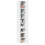 VidaXL (white) vidaXL Slim Storage Cabinet Highboard Sideboard Concrete Grey Engineered Wood 3