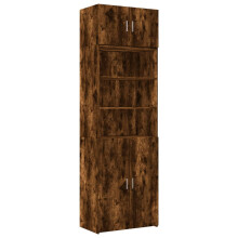(smoked oak) vidaXL Storage Cabinet Side Cabinet Sideboard Home Cupboard Engineered Wood