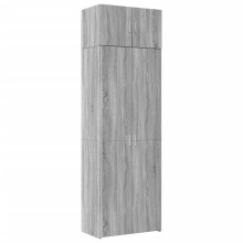 vidaXL Hochschrank Grau Sonoma 70x42,5x225 cm Holzwerkstoff