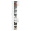 VidaXL (white) vidaXL Slim Storage Cabinet Highboard Sideboard Concrete Grey Engineered Wood 3