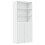 VidaXL (white) vidaXL Storage Cabinet Hallway Side Cabinet Sideboard Black Engineered Wood 6