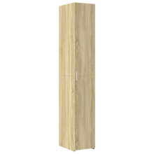 (sonoma oak) vidaXL Highboard Sideboard Cabinet Storage Cupboard White Engineered Wood