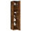 VidaXL (smoked oak) vidaXL Highboard Sideboard Cabinet Storage Cupboard White Engineered Wood 3