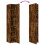 VidaXL (smoked oak) vidaXL Highboard Sideboard Cabinet Storage Cupboard White Engineered Wood 7