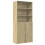VidaXL (sonoma oak) vidaXL Highboard Sideboard Cabinet Storage Cupboard White Engineered Wood 1