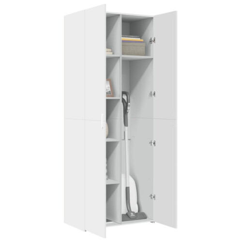 VidaXL (white) vidaXL Highboard Sideboard Cabinet Storage Cupboard Black Engineered Wood 2