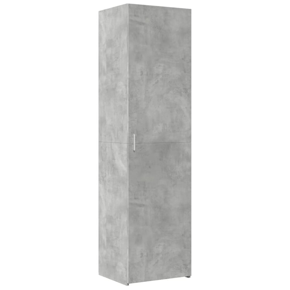 Vidaxl (Concrete ) Highboard Sideboard Side Cabinet Cupboard Concrete Engineered Wood Grey