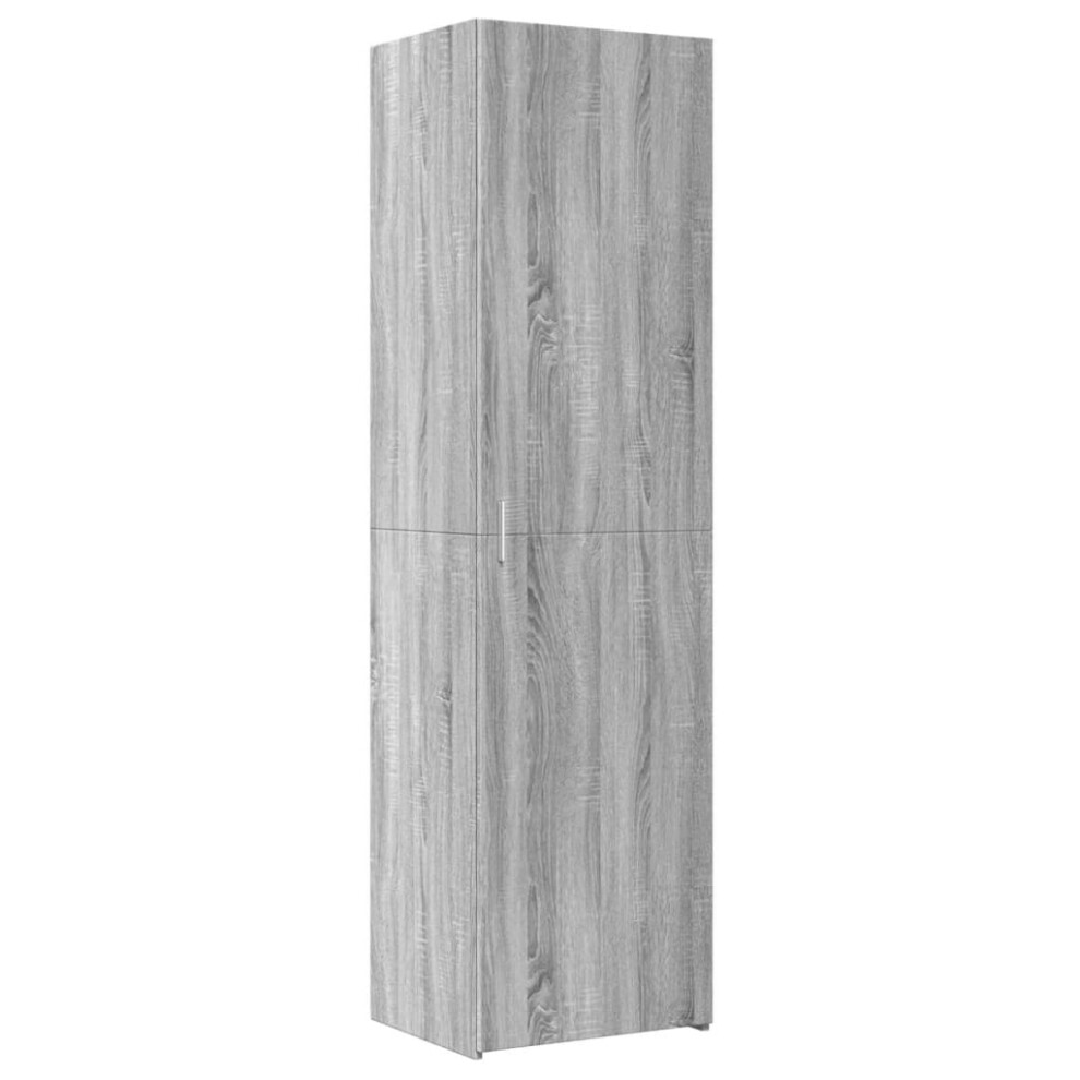 (grey sonoma) vidaXL Highboard Sideboard Side Cabinet Cupboard Concrete Grey Engineered Wood