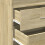 VidaXL (sonoma oak) vidaXL Highboard Sideboard Cabinet Storage Cupboard Black Engineered Wood 7