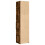 VidaXL (smoked oak) vidaXL Highboard Sideboard Cabinet Storage Cupboard Black Engineered Wood 6