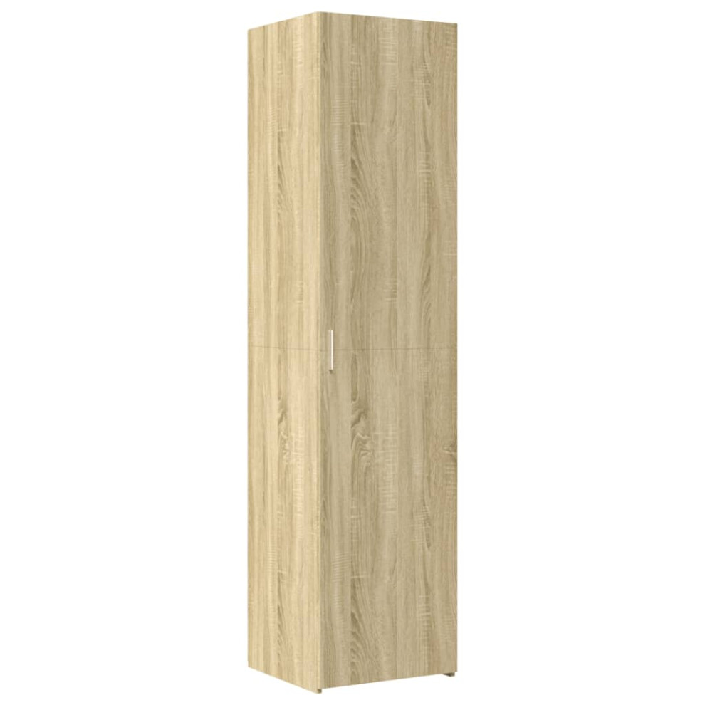 (sonoma oak) vidaXL Highboard Sideboard Side Cabinet Cupboard Concrete Grey Engineered Wood