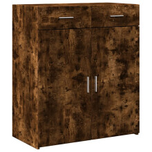(smoked oak) vidaXL Sideboard Storage Cupboard Cabinet Highboard Brown Oak Engineered Wood