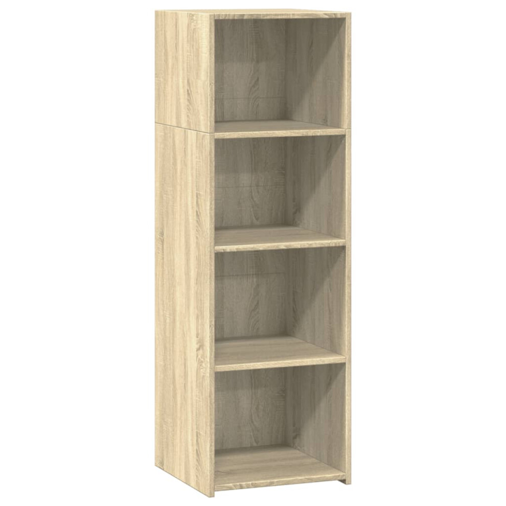 (sonoma oak) vidaXL Highboard Sideboard Side Cabinet Cupboard Concrete Grey Engineered Wood