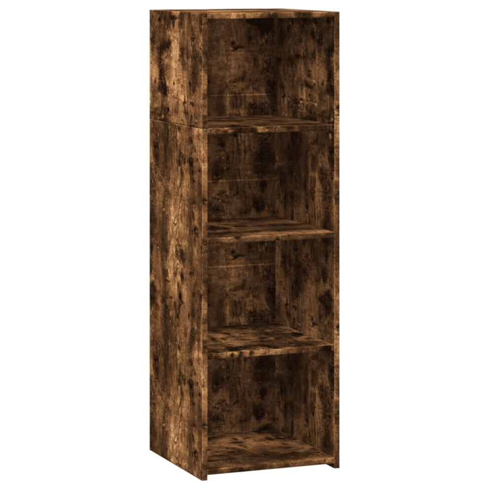 (smoked oak) vidaXL Highboard Sideboard Side Cabinet Cupboard Concrete Grey Engineered Wood