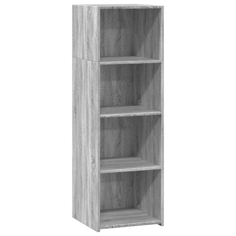 (grey sonoma) vidaXL Highboard Sideboard Side Cabinet Cupboard Concrete Grey Engineered Wood