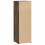 VidaXL (brown oak) vidaXL Highboard Sideboard Side Cabinet Cupboard Concrete Grey Engineered Wood 6