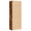 VidaXL (smoked oak) vidaXL Highboard Sideboard Cabinet Storage Cupboard Black Engineered Wood 6